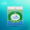 Cleen Kitchen Towel Double Ply ( 100 Sheets x 2 Rolls ) ( Pack of 1)